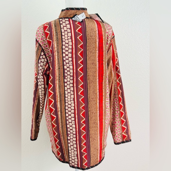 Koos of Course! Women’s Lightweight Reversible Linen Blend Blazer/Jacket Size M - Picture 9 of 12